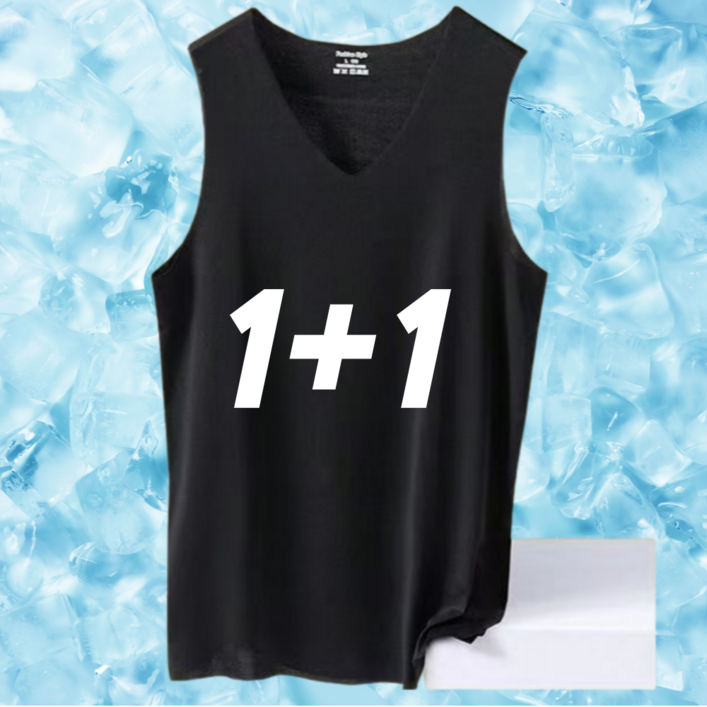 빅모스 11 쿨핏 V넥 민소매 심리스 이너 나시