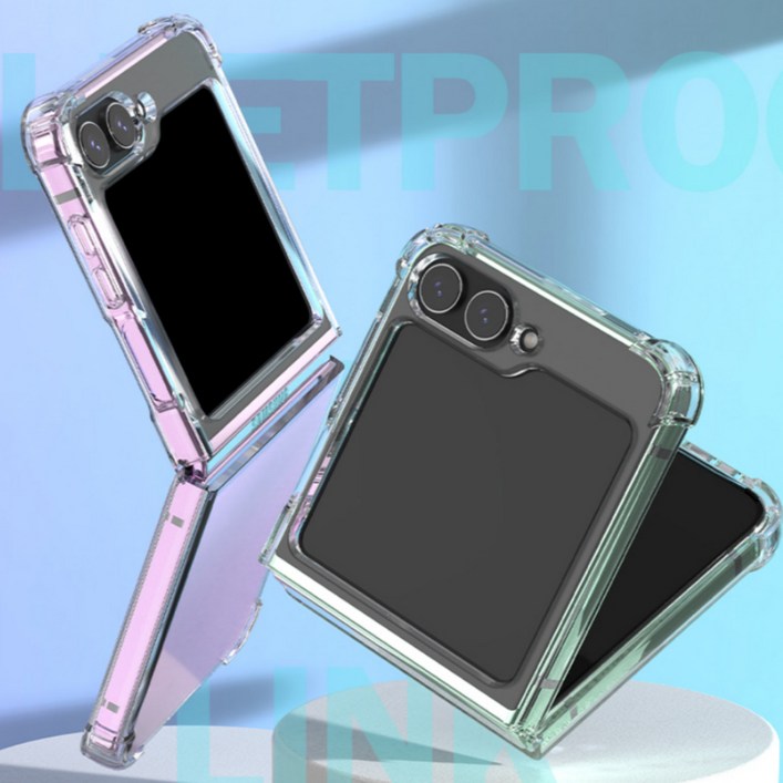 ABY 갤럭시 Z플립5 투명 범퍼 젤리 휴대폰 케이스 11