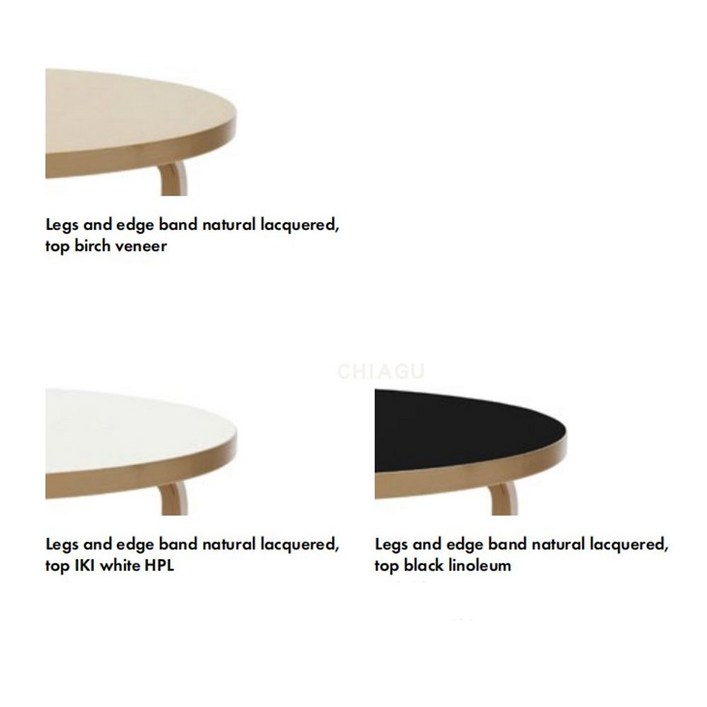 아르텍 알바 알토 버치빠른배송 80A 테이블