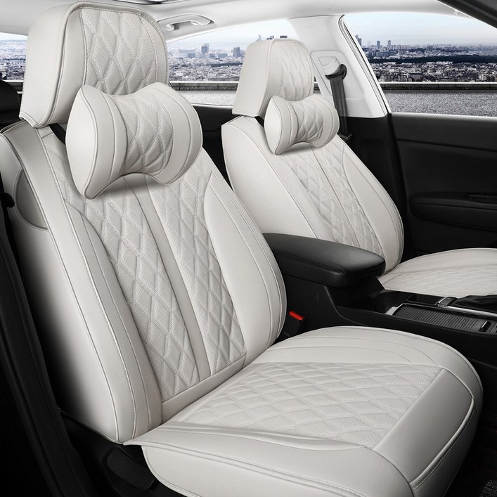 카시트보호매트 차시트교체 가죽 카 차량용 방석 그랜저르블랑 시트커버 SF681 운전석 1SET, SF681 앞좌석1SET, 바닐라베이지, 1개