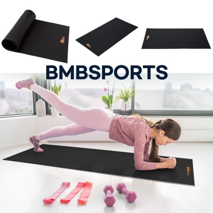 헬스매트 4 6 mm 논슬립 고밀도 매트 충격흡수 층간소음 홈트, 1개