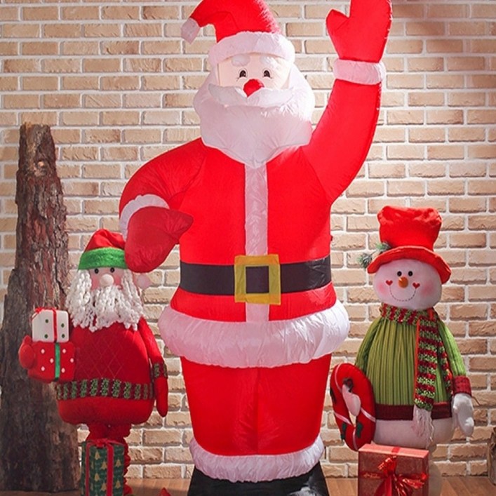 매장 입구 크리스마스 장식용 대형 에어 산타