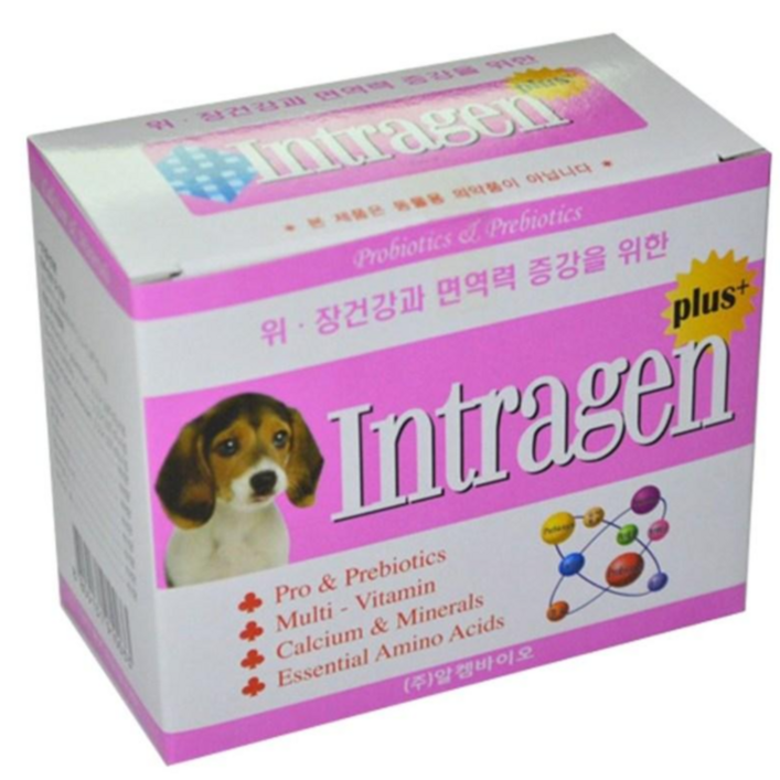 인트라젠 플러스 반려동물용 분말 면역력 영양제 30p