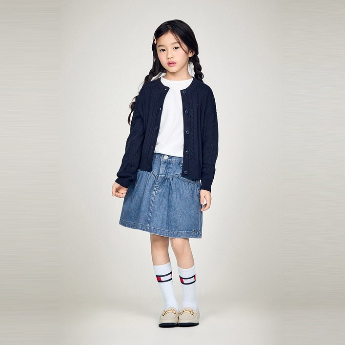 타미힐피거 요크 데님 스커트 T42E6TSC300GT11A6