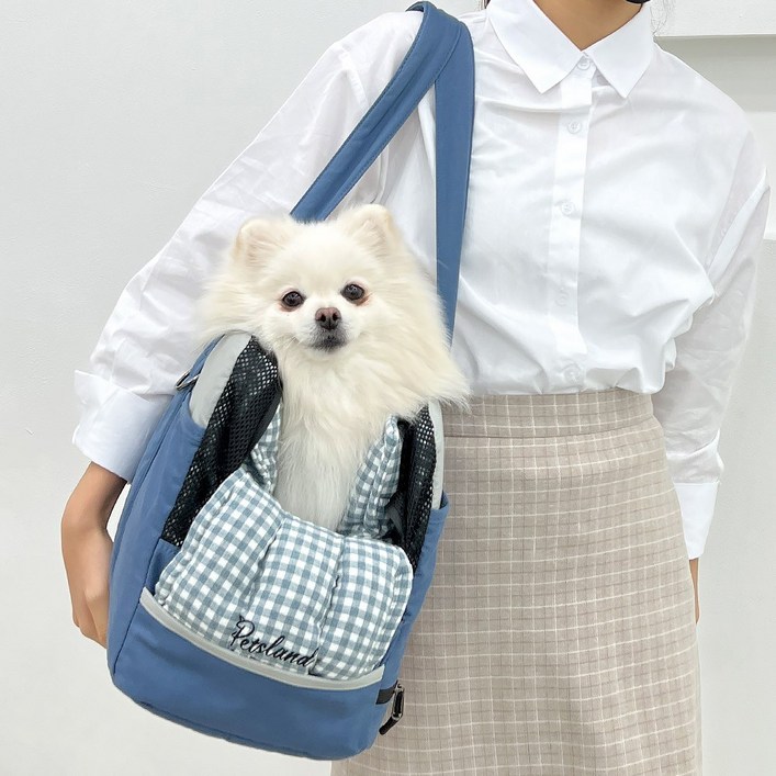 펫츠랜드 강아지이동가방 반려견이동가방 강아지캐리어 펫츠랜드 컴포어백 이너쿠션 세트, 핑크베이지 이너쿠션 세트, 1개