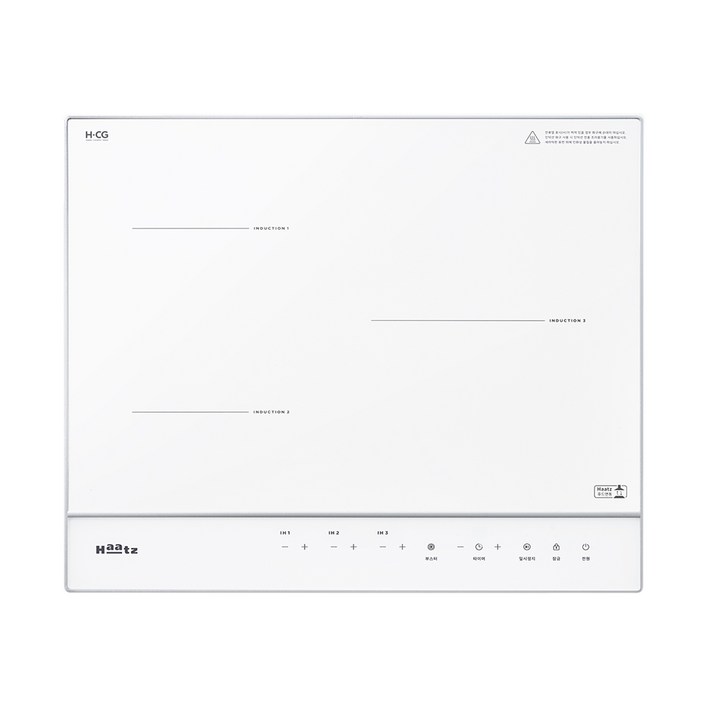 기사님 전국 방문 무료 설치 1등급 하츠 클레르 3구 화이트 인덕션 빌트인 전기레인지 ECI30HWR252 전기쿡탑 오피스텔 자가설치 기사님 전국 방문설치