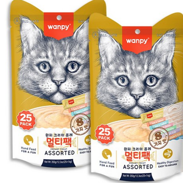 완피 크리미 퓨레 50P 짜먹는고양이간식 츄르