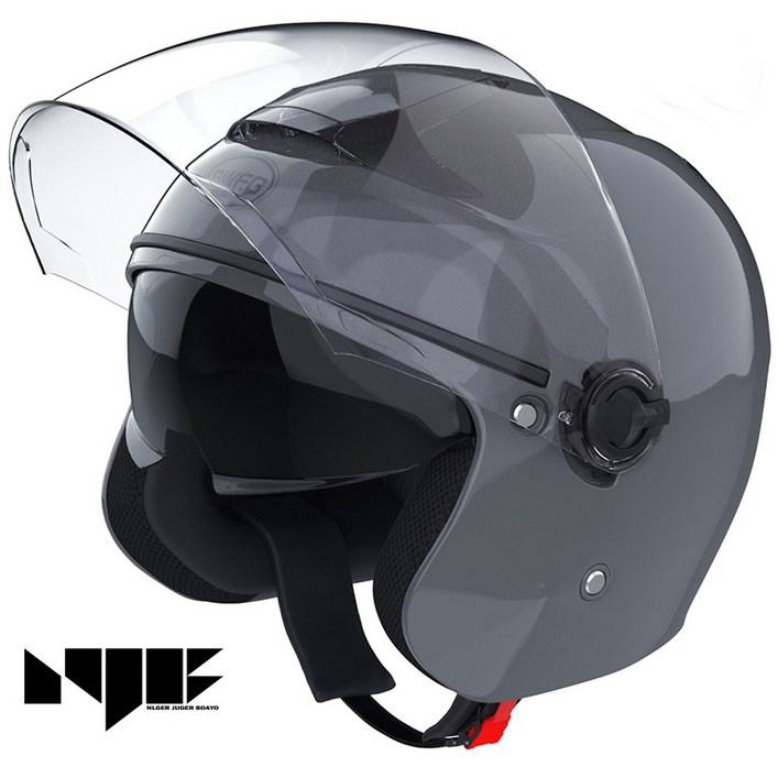 스웨그RS10 오토바이 헬멧 스쿠터 가벼운 오픈페이스 소두핏 초경량 바이크헬멧 1050g, 유광도브단색시멘트색