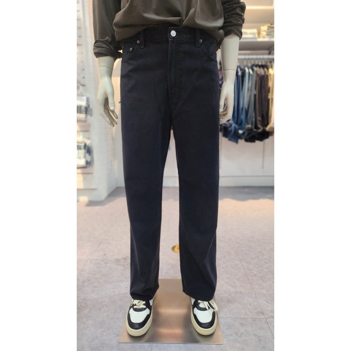 지오다노 남자 사계절용  MW 배기 와이드핏 데님 팬츠  115944