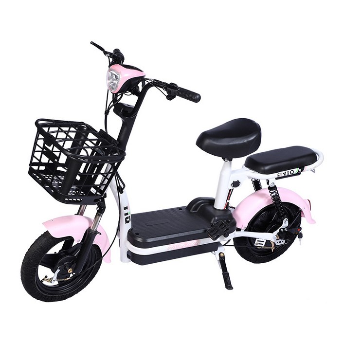 빠삐용 전기 자전거 전동 바이크, 핑크 3