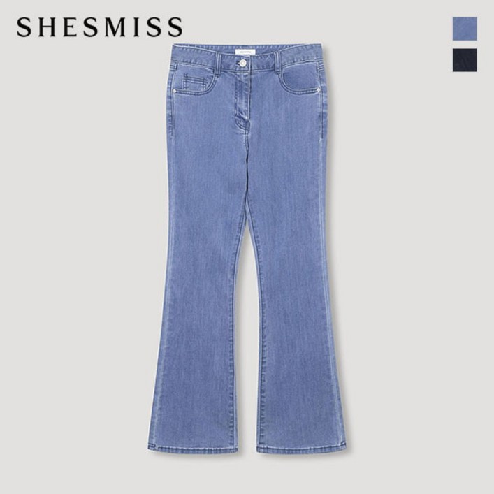 [쉬즈미스(SHESMISS)] [쉬즈미스] 슬림 부츠컷 데님 팬츠_SSMSLN12050_B