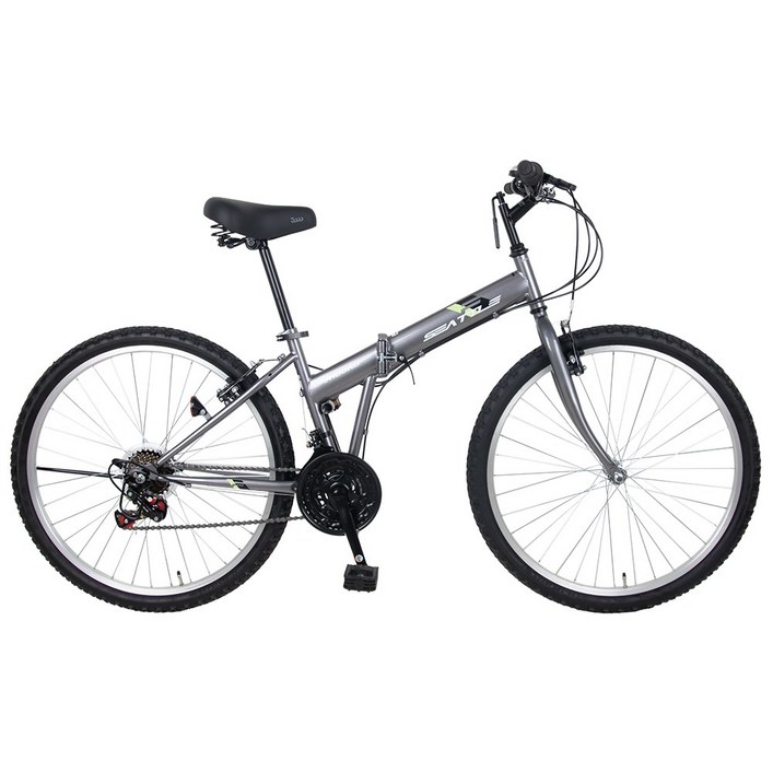 삼천리자전거하운드 시애틀F26 접이식 자전거 시애틀 F 21단 26 155cm 이상 생활용 C.MTB 컴포트 MTB, 170cm, 1개, 다크실버완전조립