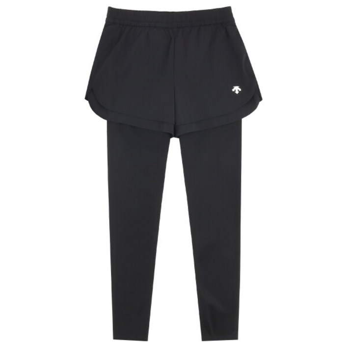 [데상트] 여성 팬츠부착형 레깅스 SQ122PKL12BLK