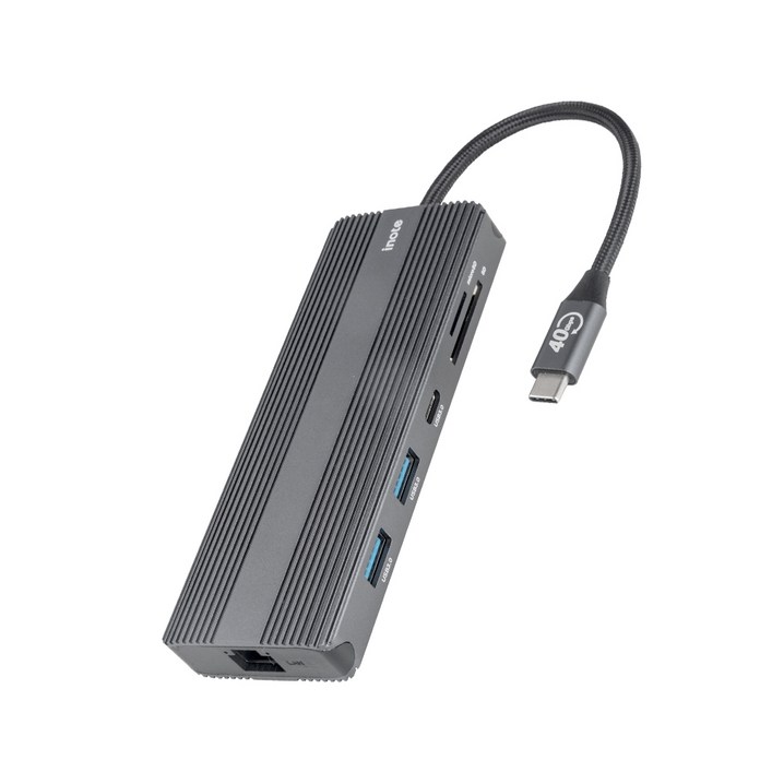 아이노트 9in1 USB C타입 멀티허브 썬더볼트 4지원 TCH65P
