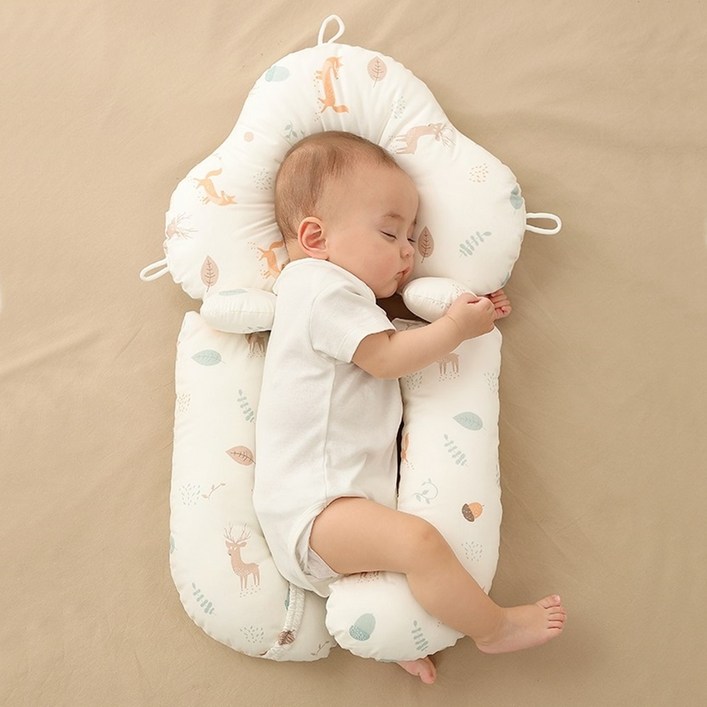 신생아 아기 두상교정 사두증 단두증 유아용 침구류 침구 배개 베개 바디필로우