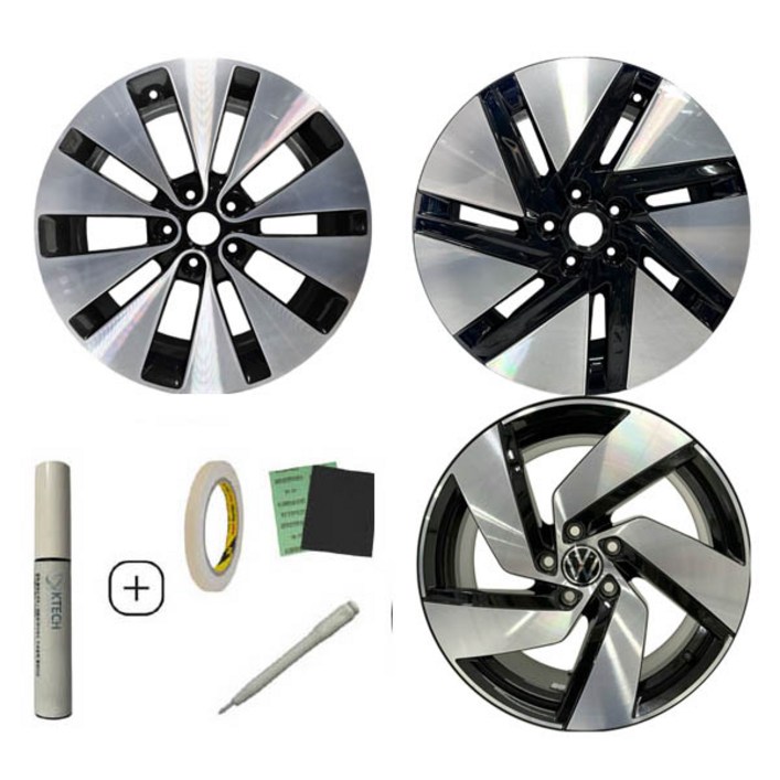 다이아몬드실버 알로이 휠 페인트 도색 복원 수리 붓펜 K00045