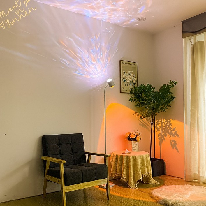 ALLILIO  무드등 인테리어스탠드 플로어램프 장스탠드 조명 거실등 스탠드