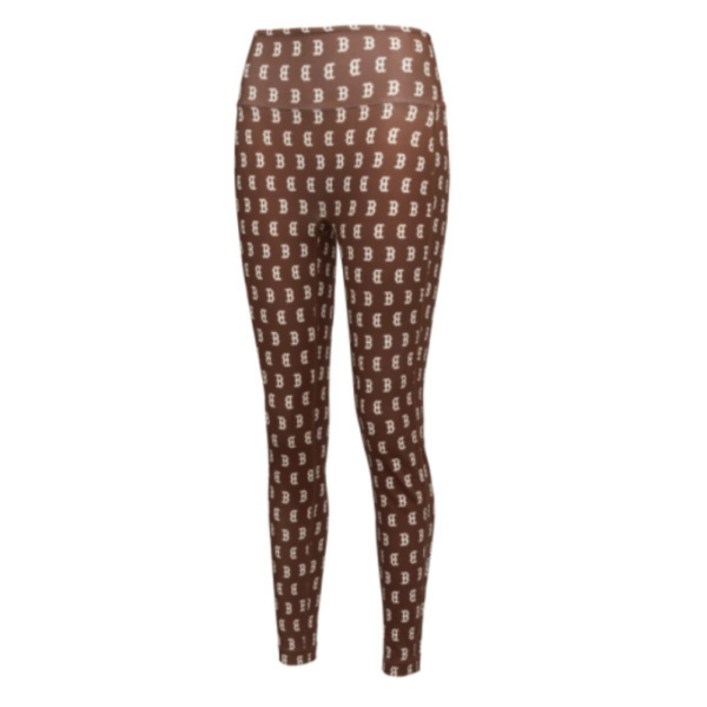MLB W 클래식 모노그램 전판패턴 레깅스 HH 3FLGM0124 43BRD
