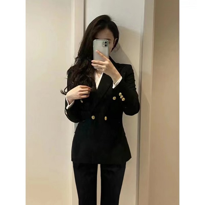 빌리즈빈 여성 럭셔리 심플 슬림 캐주얼 정장 슈트세트 5273