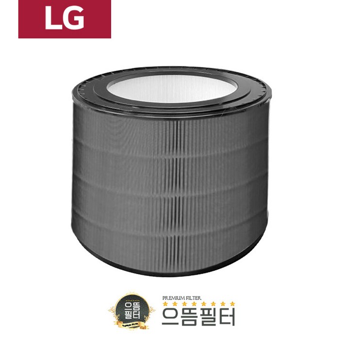 으뜸 LG ADQ75153464 퓨리케어360 호환필터, 1개, LG 원통 헤파강화필터