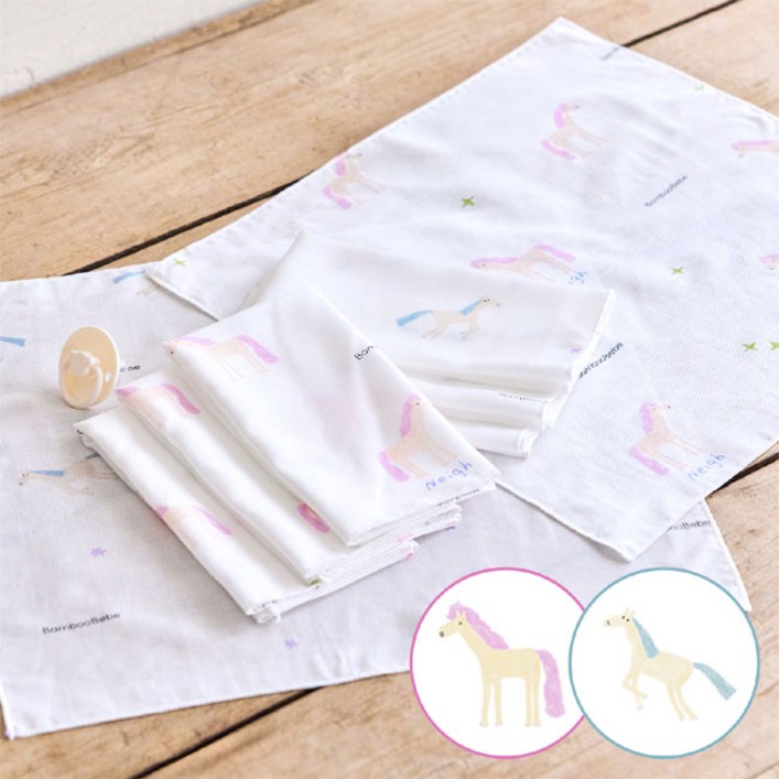 밤부베베 시그니처 엠보손수건꿈꾸는 말랑이 6장