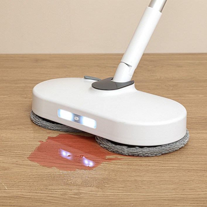 듀얼 무선 물걸레 청소기  자동세척 셀프 셀프스탠딩, 화이트