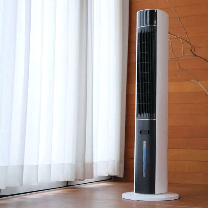 5세대 타워형 냉풍기 이동식 리모컨 에어쿨러 초강력 에어컨, EDI-R3856TWR