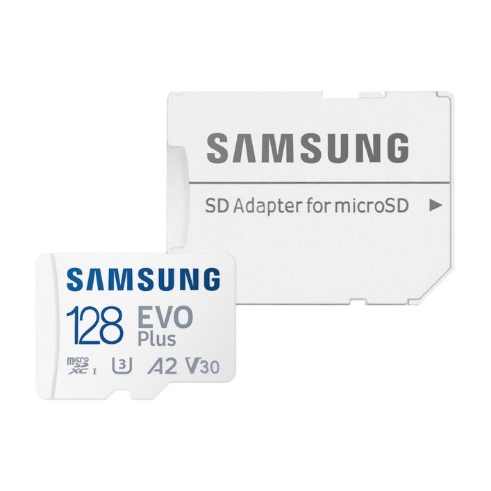 삼성전자 공식인증 정품 마이크로SD카드 EVO PLUS MBMC128SAKR, 128GB, 1개 삼성전자 공식인증 정품 마이크로SD카드 EVO PLUS MBMC128SAKR, 128GB, 1개