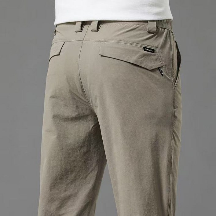 남성 봄 여름 편안한 스판 캐주얼 바지