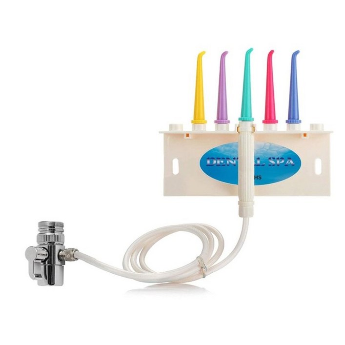 NEW 덴탈스파 구강세정기 세트 브론즈형 황동메탈 D200 가정용 수도직결식 구강세정기  1SET