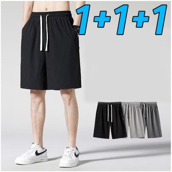 차쿠 남성 여름 시원한 쿨 반바지 아이스 반바지 111 3p