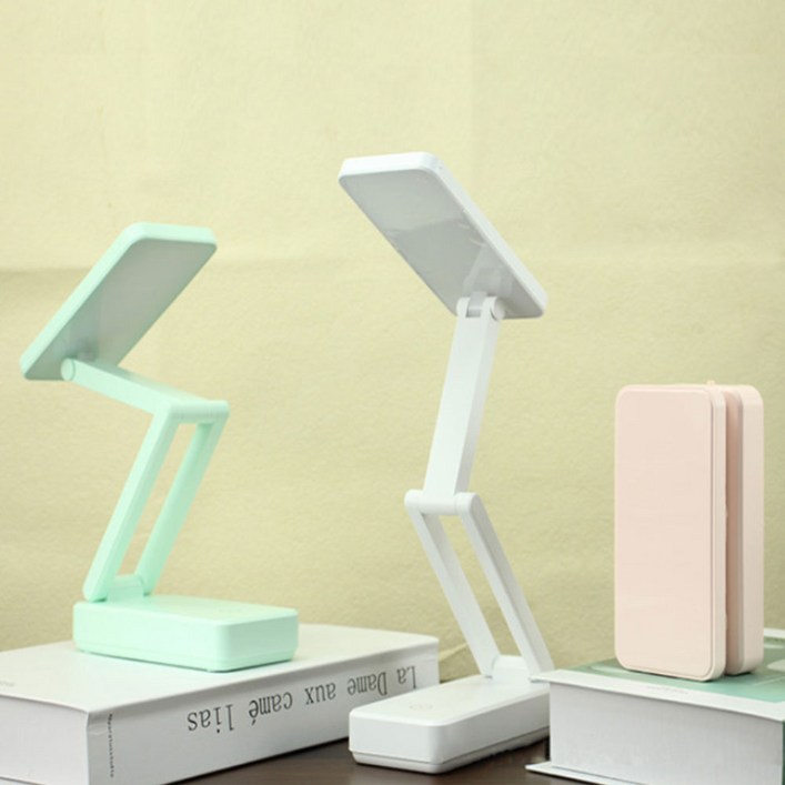 무선 LED 탁상등 스탠드 C타입 충전식 휴대용 접이식 미니사이즈