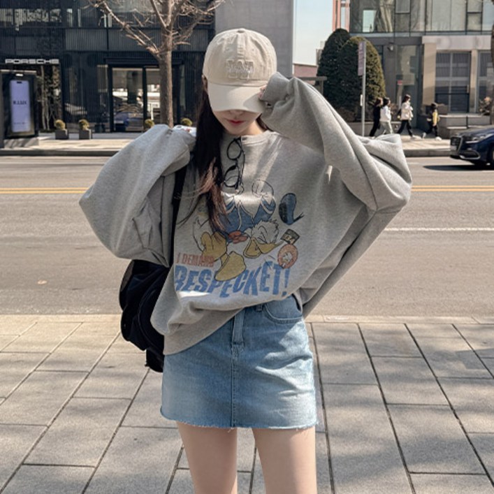 [메이빈스][2천장돌파/무료배송]프라토 프린팅 맨투맨