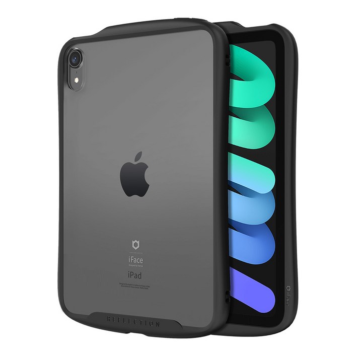 아이페이스 아이패드 미니7 A17 Pro 미니6세대 8.3형 호환 리플렉션 케이스, 블랙949597, 1개