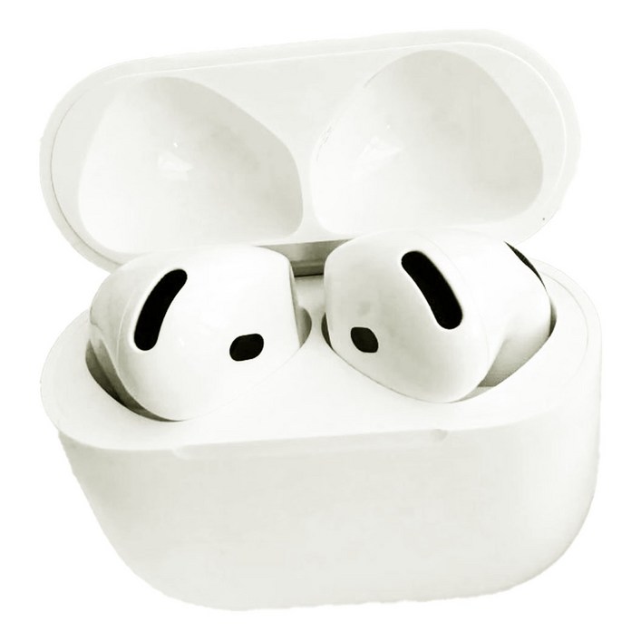 Apple 에어팟 4세대 호환 사과 귀걸이 블루투스 이어폰 MXP63KHA, vhrft, fdhrt