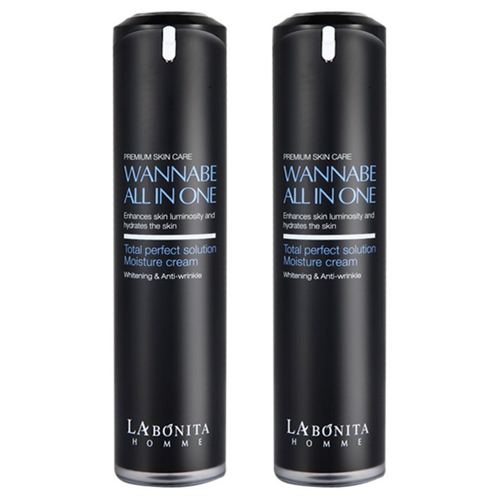 라보니따 옴므 워너비 올인원 1+1/ 스킨 로션 에센스를 한번에/ 초간편 남성 올인원/ 은은한 향/ 남성화장품/남자화장품, 2개, 120ml