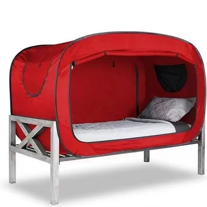 원터치 2인용 방한 텐트 침대 겨울 방풍 보온