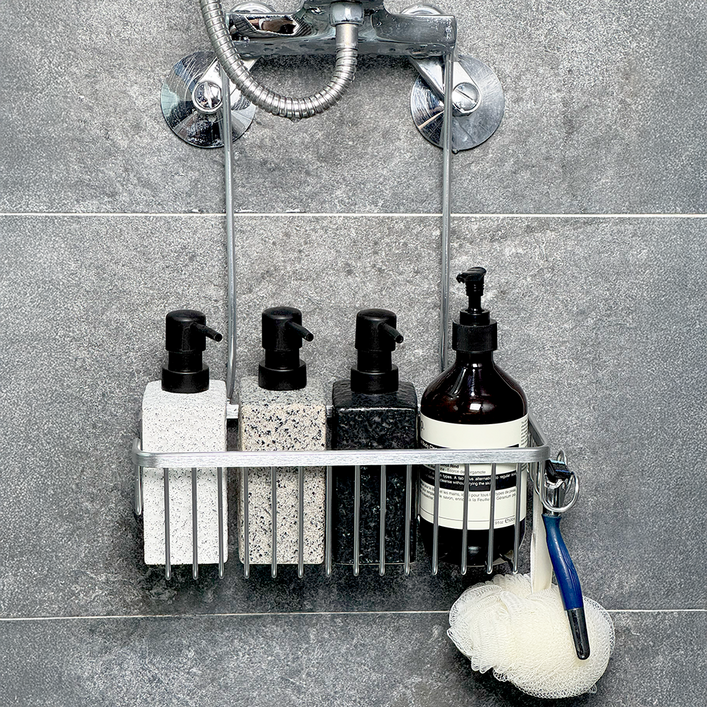 메이크라이프 욕실 수전 걸이 바구니