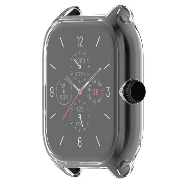 아야 1+1 어메이즈핏 GTS4 GTS4 mini 슬림핏 풀커버 젤리 케이스, (1+1)투명, 2개