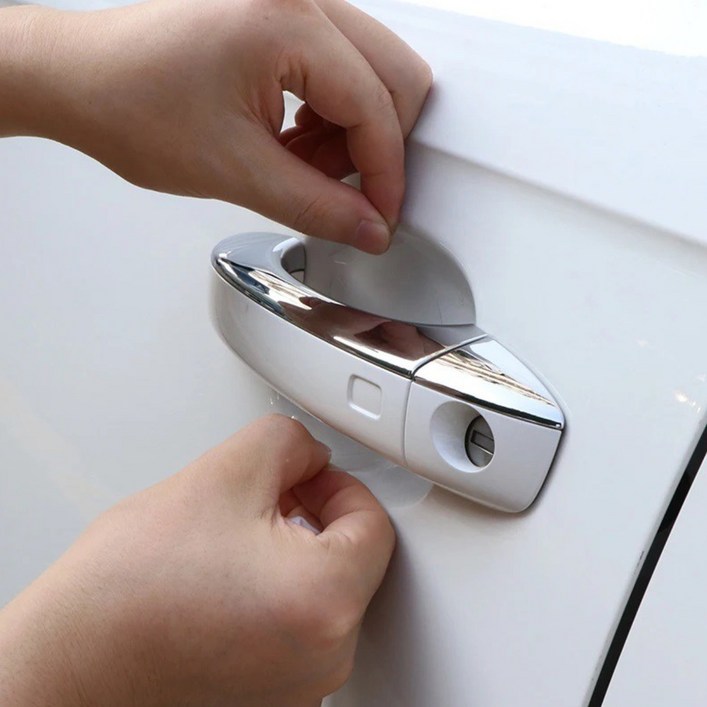 레인스카이 PPF 보호필름 도어컵 투명 스크래치필름, 1세트