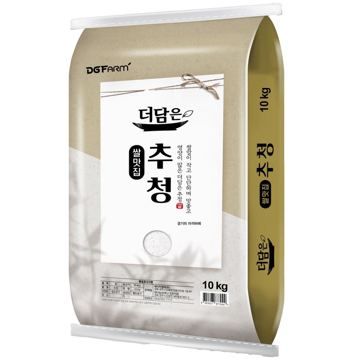 더담은 2024년산 햅쌀 경기미 추청 아끼바레 쌀, 특등급, 10kg, 1개 더담은 2024년산 햅쌀 경기미 추청 아끼바레 쌀, 특등급, 10kg, 1개