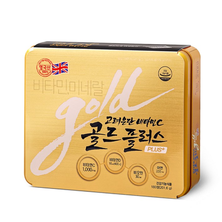 고려은단 비타민C 골드플러스  쇼핑백, 180정, 1개