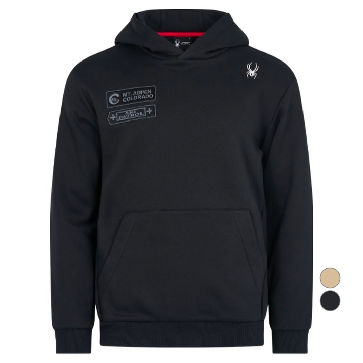 스파이더 남성용 패트롤 기모 후드 티셔츠 SPKWCNHD302M