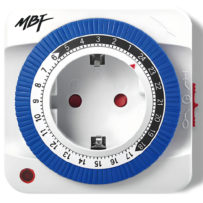 엠비에프 24시간 절전형 타이머 콘센트 스위치 1구 MBFTSW24A