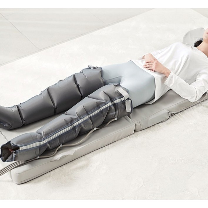 휴플러스 온열 전신마사지 안마베드 KIMPRO25, 라이트 그레이, KIMPRO25