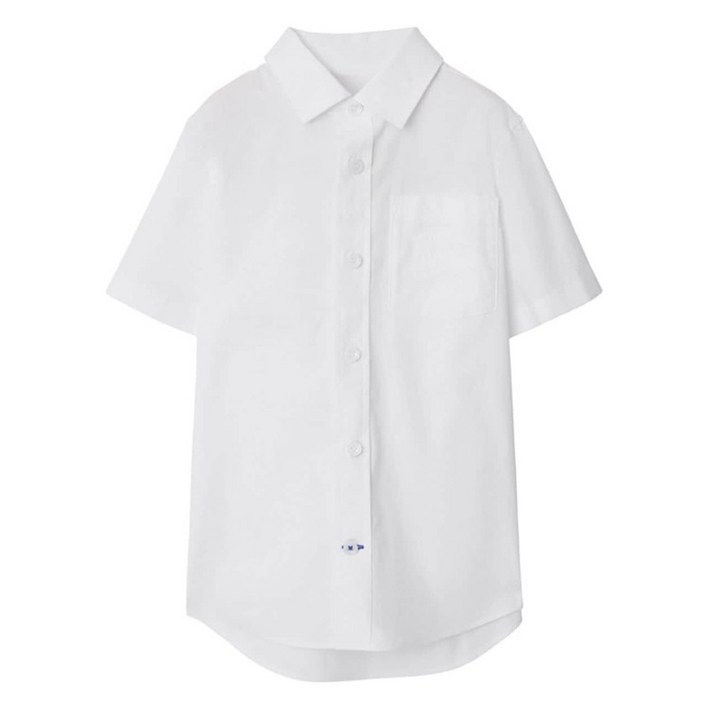 버버리 주니어 스트레치 코튼 셔츠 8092512