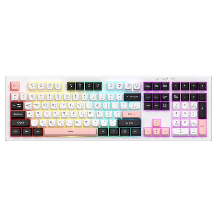 COX CMK108 3TONE 유선 키보드, 올리비아, CMK108, 제조사축