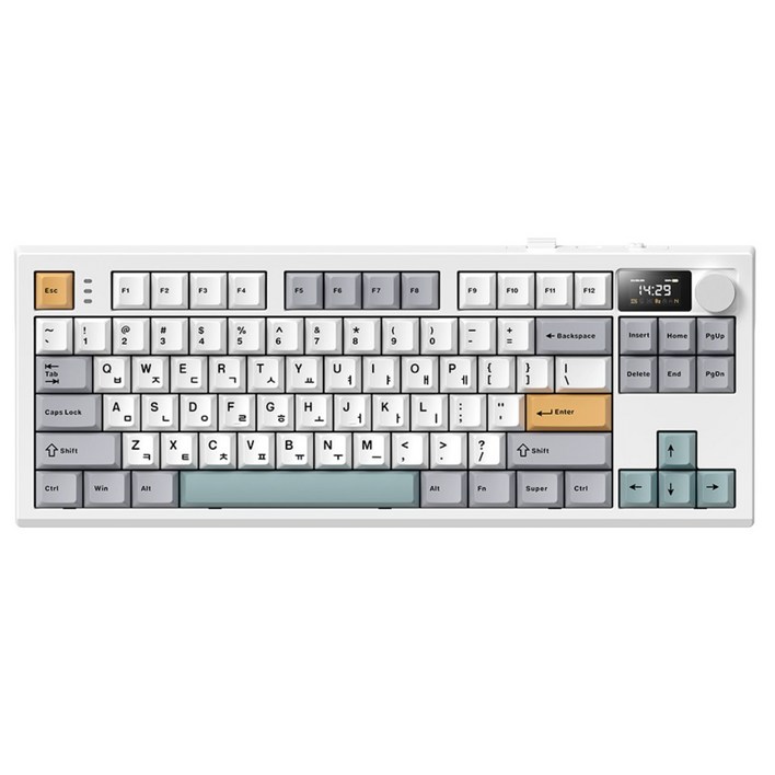 프리플로우 아콘 블루투스 기계식 유무선 텐키리스 키보드 저소음 눈송이, 메카닉, archon AK47, 저소음 눈송이축