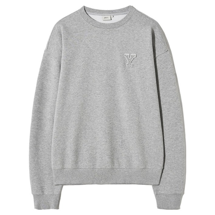 YALE 남녀공용 Y로고 아플리케 스웨트 셔츠