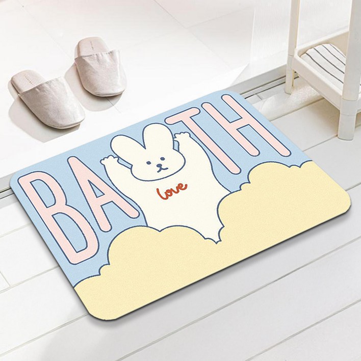 무식이네 뽀송 빨아쓰는 규조토 발매트 60 x 40 cm